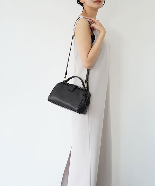 Atelier nuu 日本製 国産レザー parcel ナノダレス ショルダーバッグ ブラック