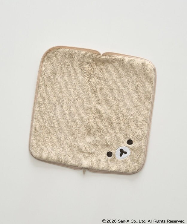 earth music&ecology 【予約】リラックマ×earth 2wayジップハンカチ A