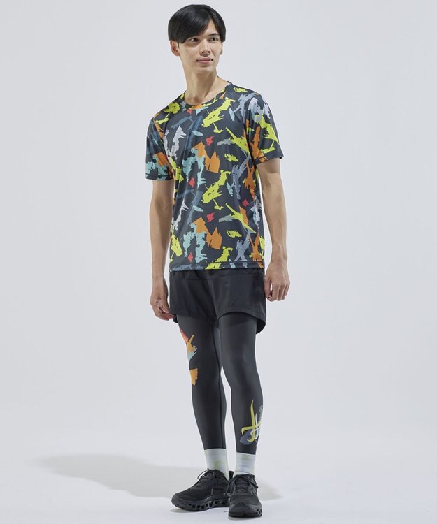 CW-X 【MEN】 CW-X ランニングパンツ 立体パターン設計 スポーツウェア 3分丈 メンズ DHO393 /ワコール ブラック