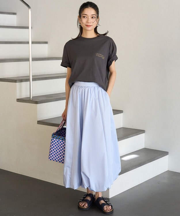 UNFILO CLEAN Tee チャコール1