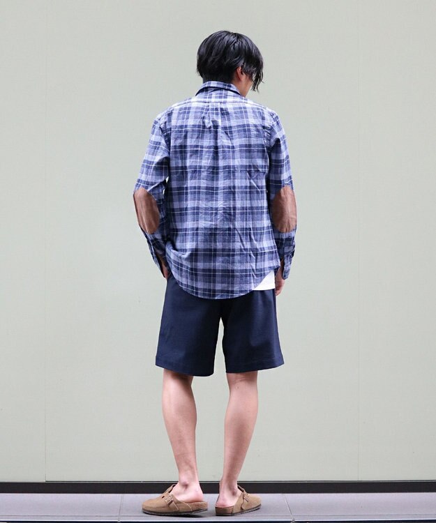 KASHIYAMA <EASY> クイックドライサッカー/ショートパンツ ネイビー