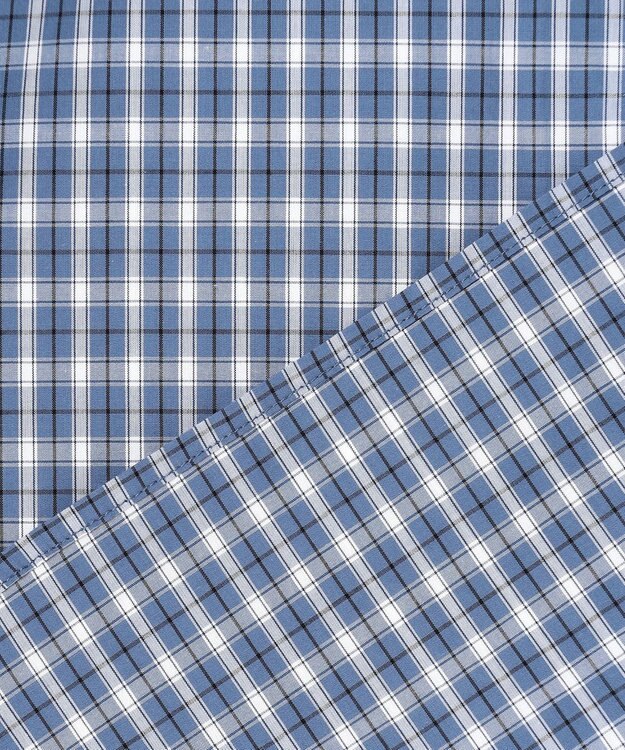 J.PRESS KIDS 【140-170cm】オックス チェックシャツ ブルー系3