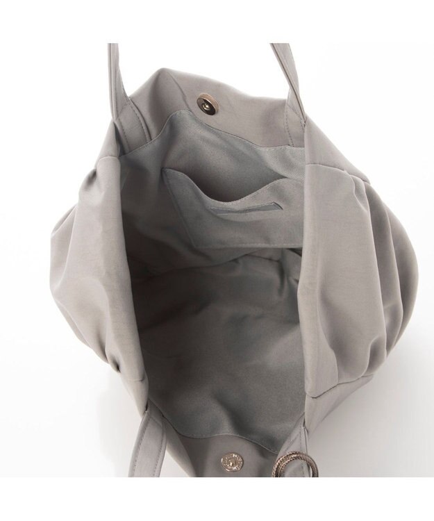 UNBILLION カシュカシュ cachecache / ポンポンつきラウンドミニトート GY