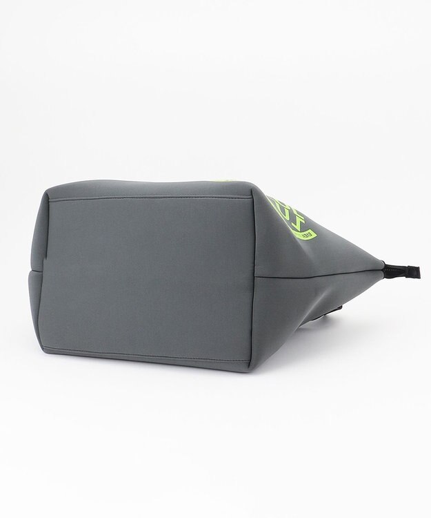 PW CIRCULUS 【EVEN・Double Eagleコラボ】サークルロゴ トートバック クラッチバッグ付き ライトグレー×ライム