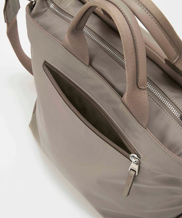 TOPKAPI 【Breath TOPKAPI】DAY TRIPPER デイトリッパー ナイロン 2way ミニ トートバッグ　 グレージュ