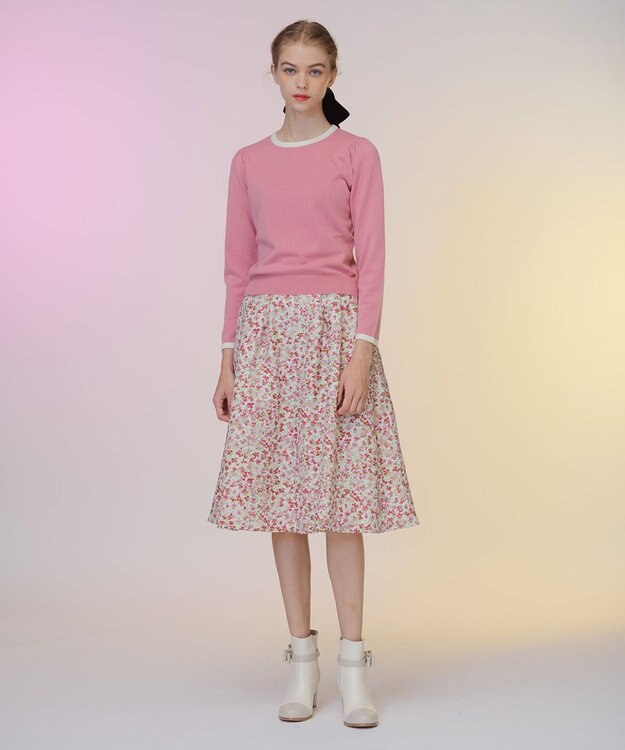 TOCCA 【洗える！】CASHEMERE プルオーバー ローズ系