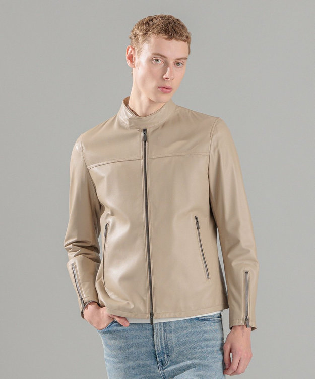 ライトラムナッパ レザー シングルライダース / JOSEPH HOMME