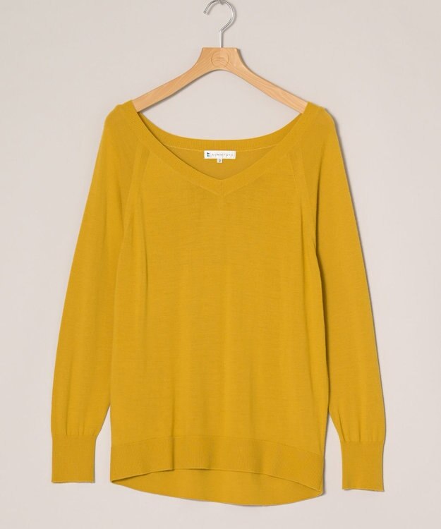 ONWARD Reuse Park 【組曲】ニット秋冬 イエロー