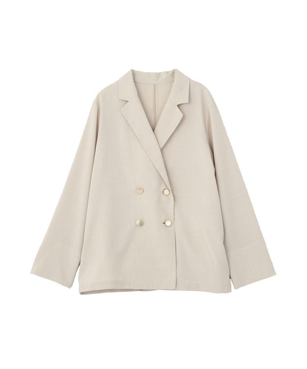 earth music&ecology 【予約】アソート金ボタンジャケット エクリュ