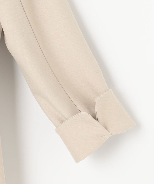 ANY SIS 【洗える】褒めらレディノーカラー ジャケット ライトベージュ