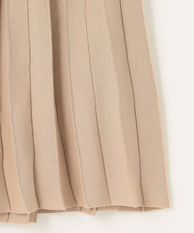 自由区 【WEB限定・洗える・XSサイズあり】ハイツイストコットンアセテートニットセットアップ ワンピース ベージュ系