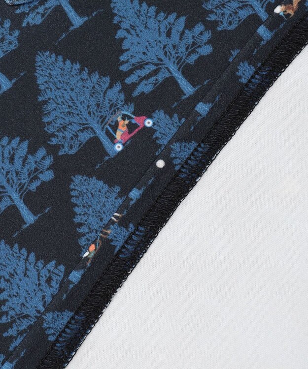 23区GOLF 【WOMEN】白夜ゴルフ柄 長袖シャツ ネイビー系5