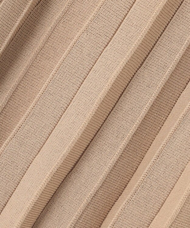 自由区 【WEB限定・洗える・XSサイズあり】ハイツイストコットンアセテートニットセットアップ ワンピース ベージュ系