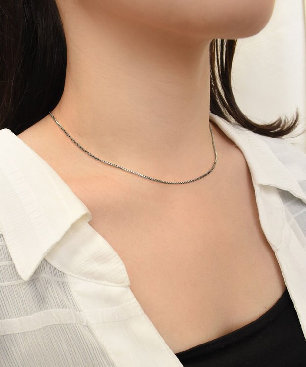 blancotokyo 【金属アレルギー対応】ベネチアンチェーンネックレス LAGUNA シルバー