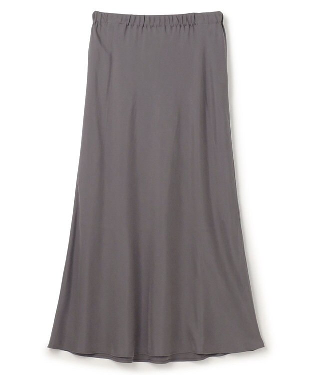 uncrave 【新色追加！】フィブリルシャンブレー フレアスカート スレート