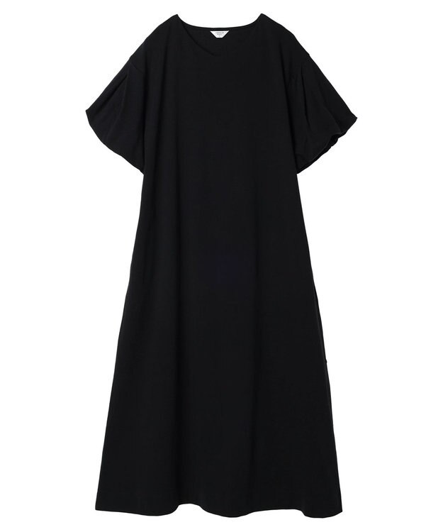 AMERICAN HOLIC 袖コンシャスＶネックカットワンピース Black
