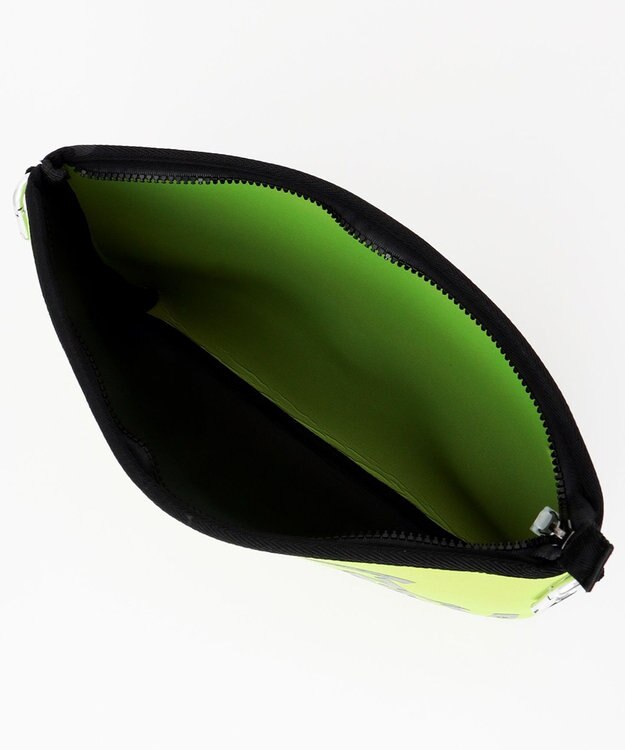 PW CIRCULUS 【EVEN・Double Eagleコラボ】サークルロゴ トートバック クラッチバッグ付き ライトグレー×ライム