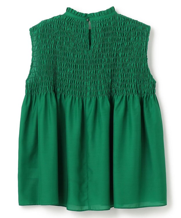 UNFILO 【WEB限定】シアーシャーリングブラウス グリーン