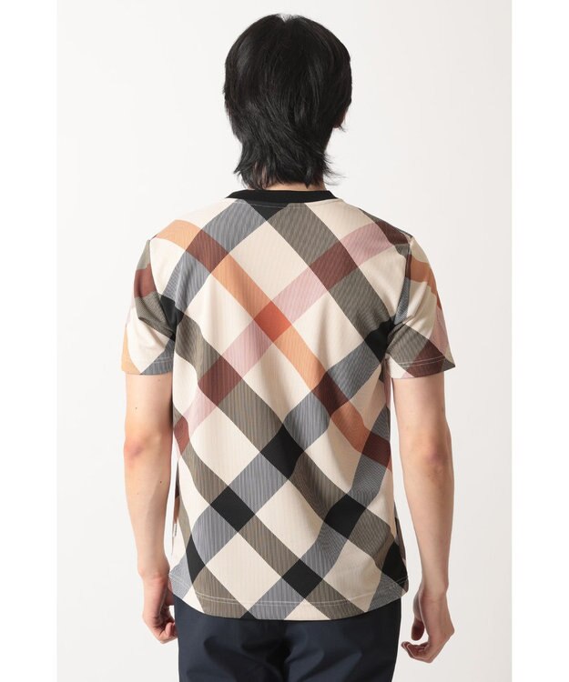 DAKS メガチェック カノコTシャツ ベージュ