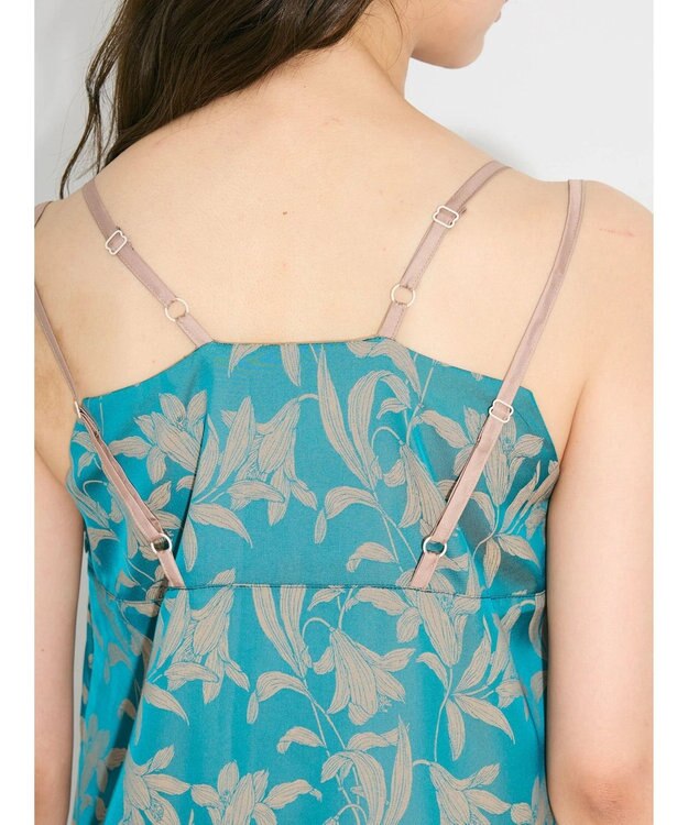 Green Parks ウ゛ィンテージフラワージャガードキャミワンピース Flower