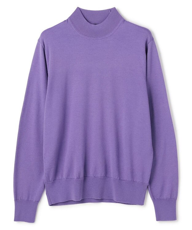 JOSEPH HOMME 【HIGH GRADE LINE】ヤマガタメリノ　モックネックニット ライラック系