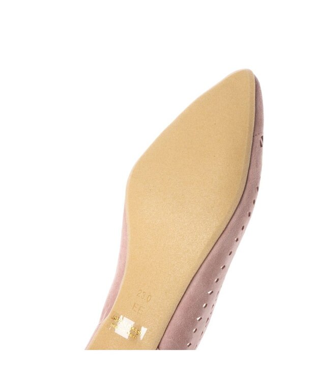 Riz raffinee <Riz raffinee>パンチングポインテッドトゥパンプス ピンクスエード