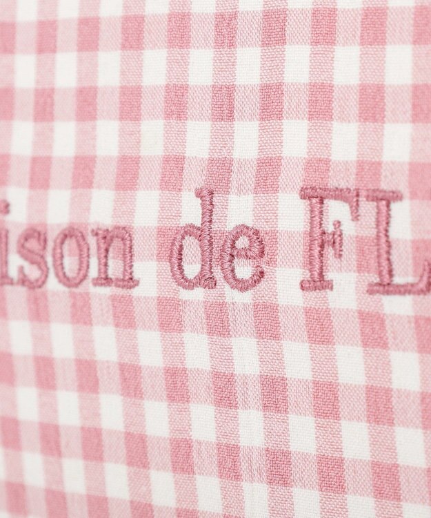 Maison de FLEUR ギンガムフリル2Wayバッグ Pink