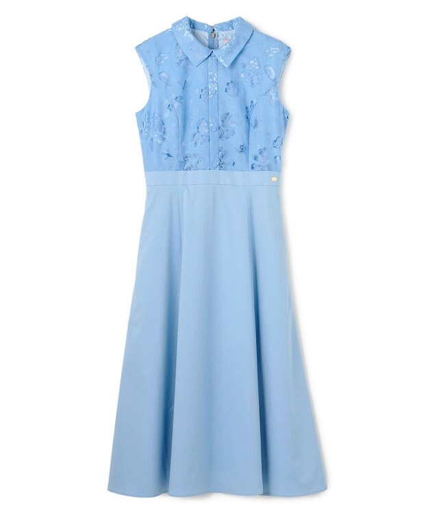 TOCCA 【星風まどかさん着用】VOILE SUCRE ドレス サックスブルー系