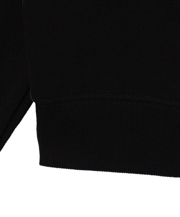 WEGO 【ユニセックス着用ITEM/SMLサイズ展開】リラックスフィットダブルZIPパーカー ブラック