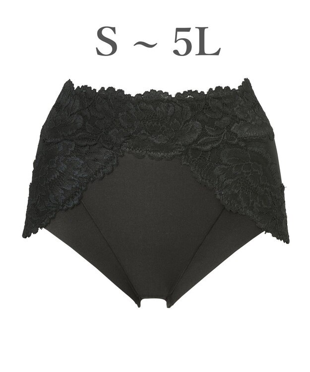 BRADELIS New York 【BRADELIS NewYork peace】おしりPラインヒップラップショーツ25 綿混で快適 程よい補正力でヒップアップ ふかめ お腹スッキリ ブラック