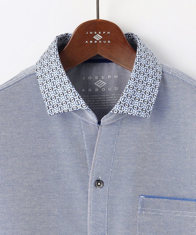 JOSEPH ABBOUD 【愛されて20年！オーガニックコットン使用】ダディ ポロシャツ ダルブルー系