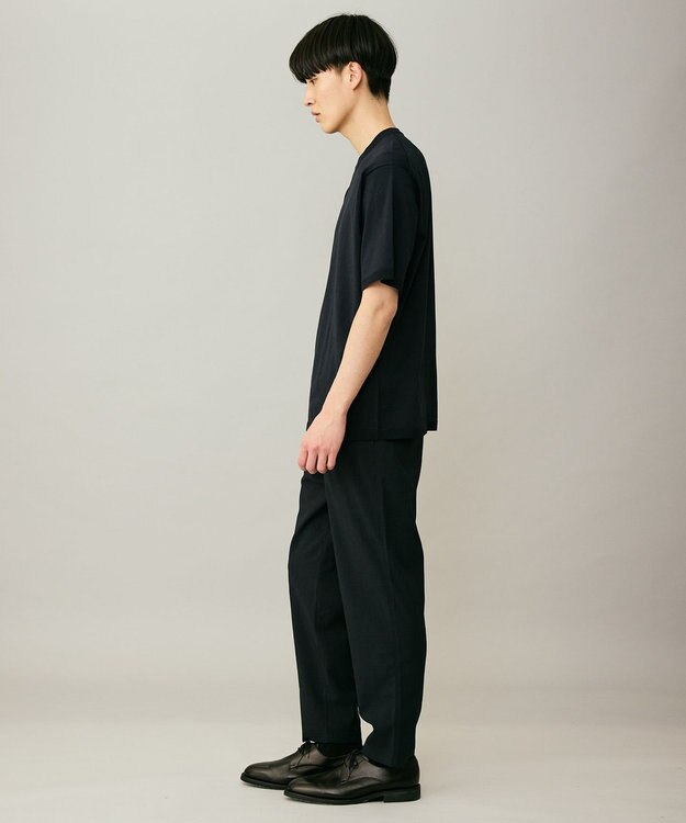 UNFILO MENS アラエルアンチピリングニット クルー ネイビー