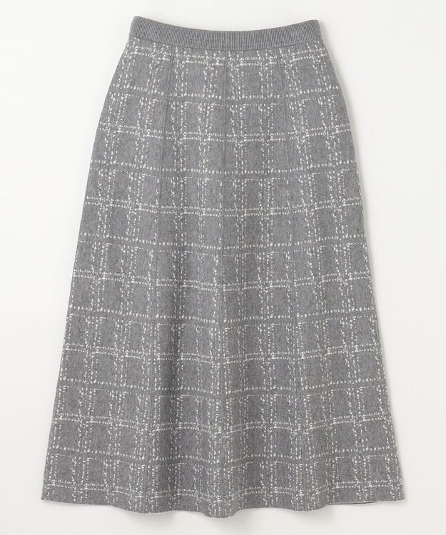 ANY ニットセットアップ グレー×オフ