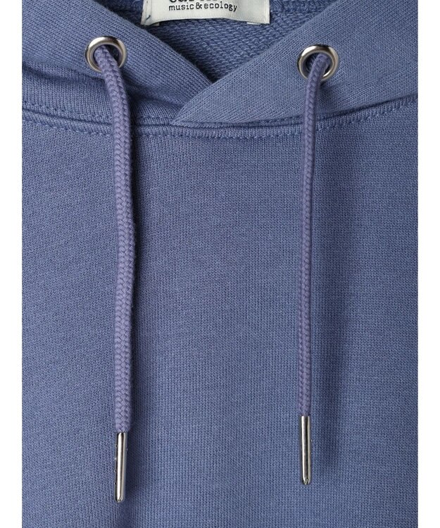 earth music&ecology スウェットルーズパーカー Blue