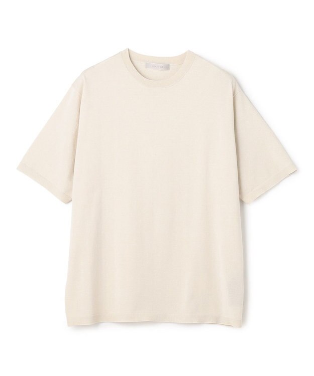 UNFILO MENS アラエルアンチピリングニット クルー アイボリー