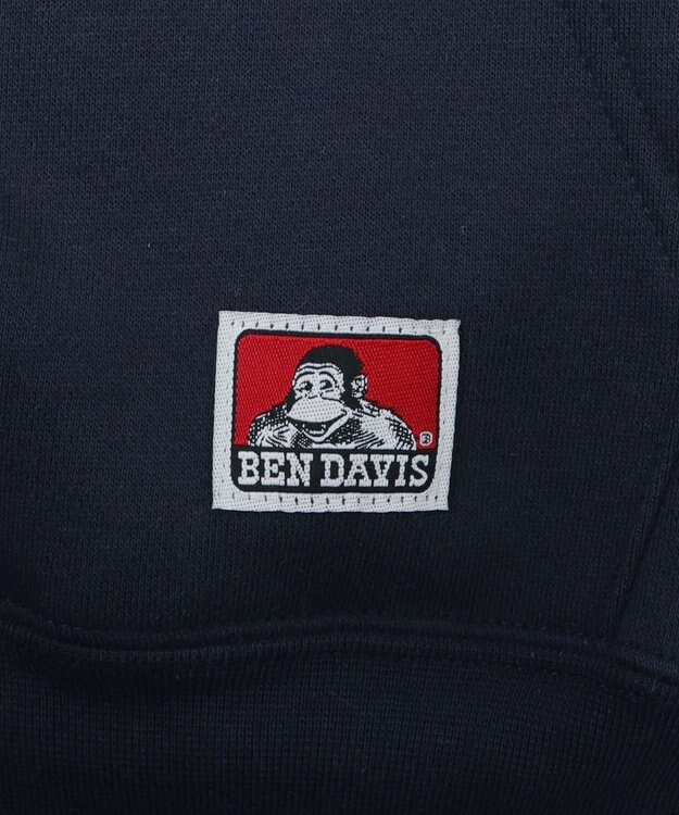 WEGO BENDAVISアーチロゴZIPパーカー ネイビー