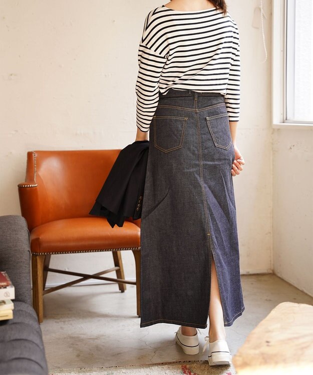 woadblue 人気NO.1 デニムスカート リジッドブルー RIGIDBLUE