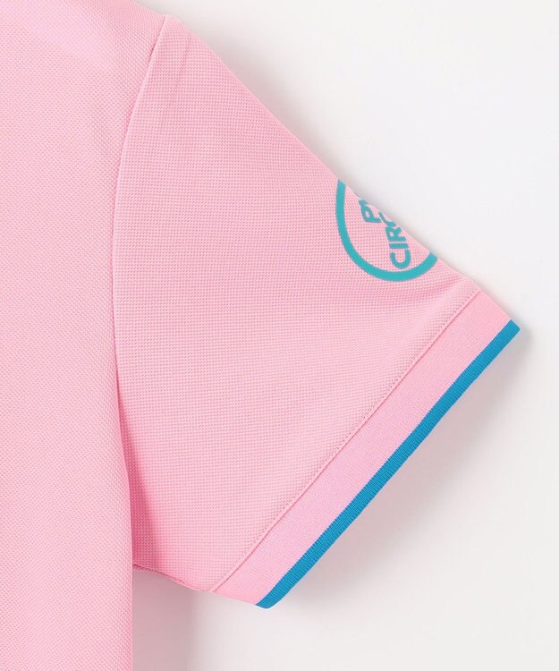 PW CIRCULUS 【WOMEN】【吸汗速乾/ストレッチ/UVケア】ベーシックカノコ スキッパー ポロシャツ ゴルフウェア レディース ピンク