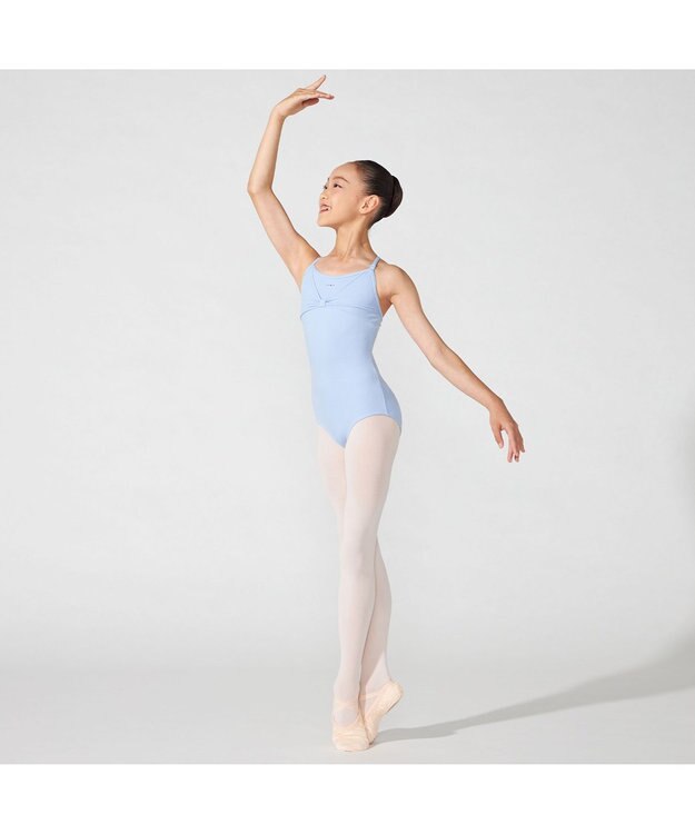 Chacott キャミソールレオタード サックスブルー