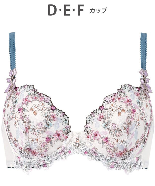 Wing ブラジャー Wing Lesiage ふんわりまるみメイク ソフトなつけごこち 【2120シリーズ】 ブラ Gカップまで対応 大きいサイズ PB2120 ウイング／ワコール アイボリー