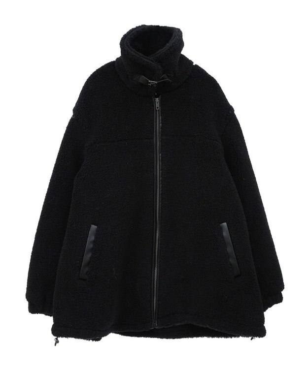 earth music&ecology ボアルーズブルゾン ブラック