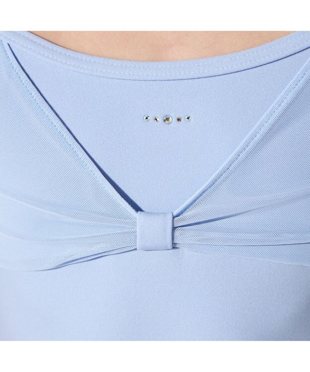 Chacott キャミソールレオタード サックスブルー