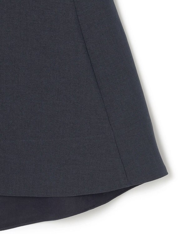 uncrave ウォッシャブルドライサップ テントラインブラウス ネイビー