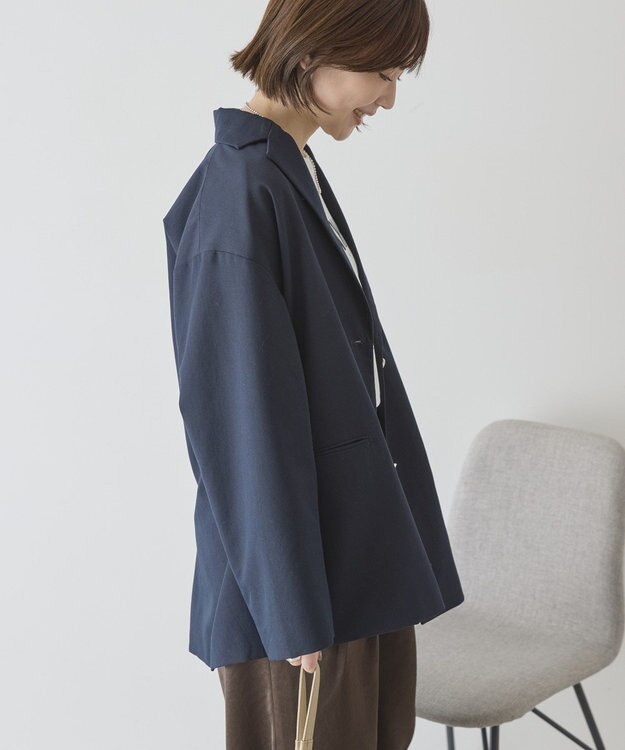 AMERICAN HOLIC オーバーサイズテーラージャケット Navy
