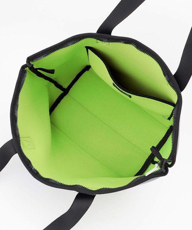 PW CIRCULUS 【EVEN・Double Eagleコラボ】サークルロゴ トートバック クラッチバッグ付き ライトグレー×ライム