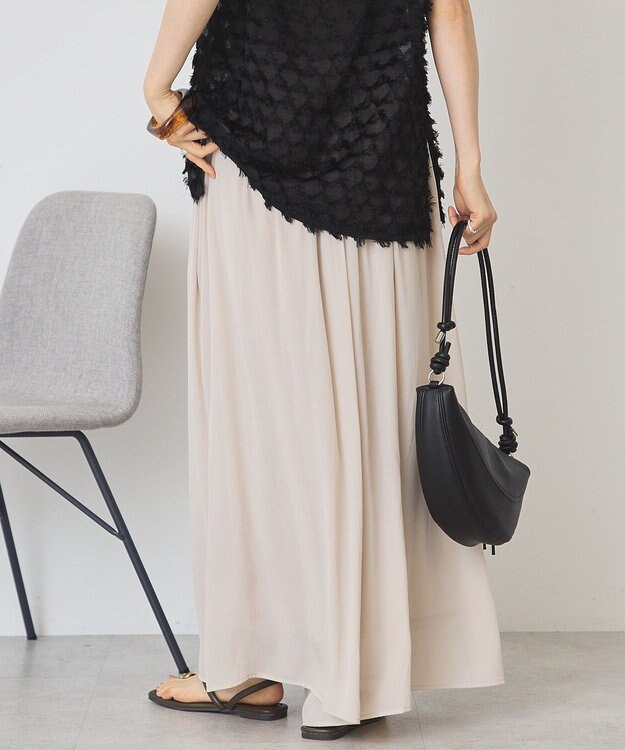 AMERICAN HOLIC 【選べる丈】接触冷感シフォンスカーチョ【WEB限定カラー有り】 Light Beige