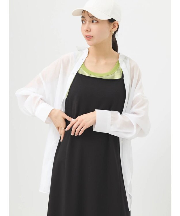 earth music&ecology ＢＩＧシアーシャツ Off White