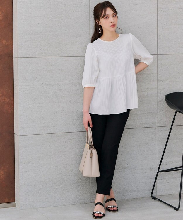 ANY SIS S 【WEB・一部店舗限定】楽々ビューティースティック パンツ ブラック