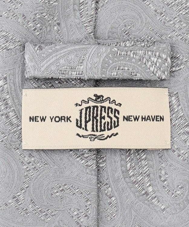 J.PRESS MEN 【J.PRESS 10PLY LUXURY SILK COLLECTION】ペイズリー ネクタイ ライトグレー系7