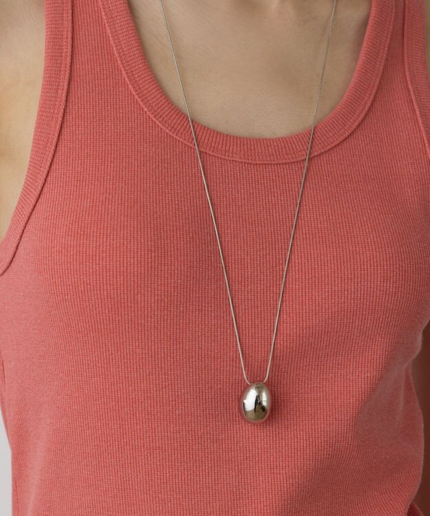 GRACE CONTINENTAL チャンキートップネックレス シルバー